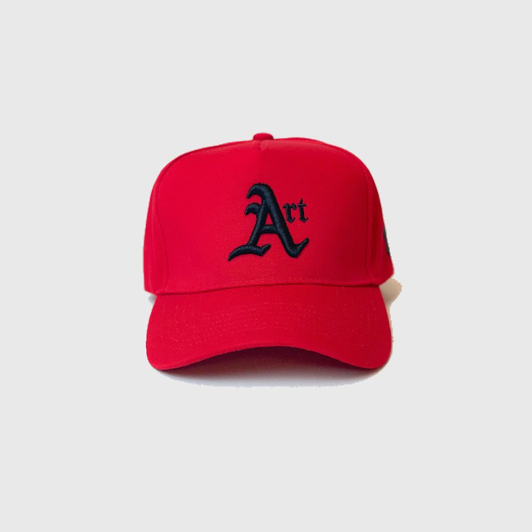 CLASSIC ART REGIME Red/Black Strapback